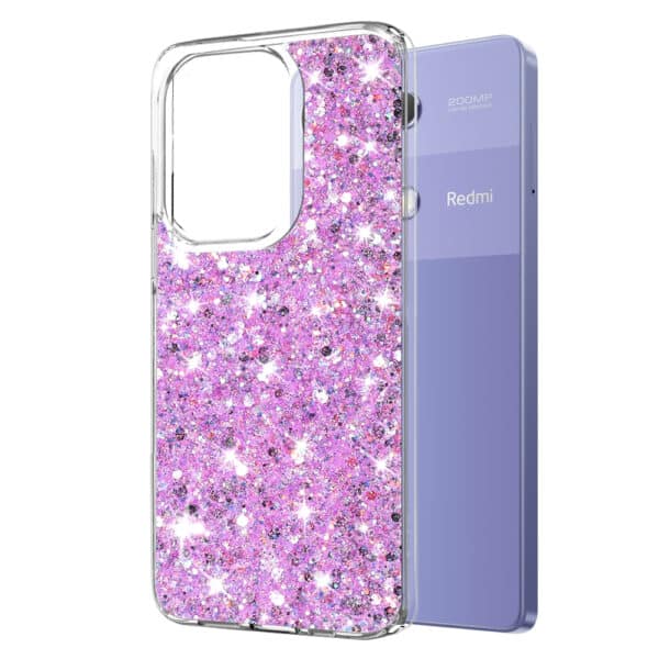 Techsuit Sparkly Glitter Magenta (Xiaomi Redmi Note 13 Pro 4G / Poco M6 Pro 4G)