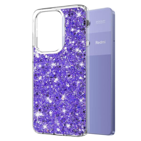 Techsuit Sparkly Glitter Purple (Xiaomi Redmi Note 13 Pro 4G / Poco M6 Pro 4G )