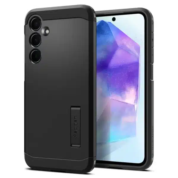 Spigen Tough Armor Πλαστικό Ανθεκτικό Μαύρη (Samsung Galaxy A55) ACS07530