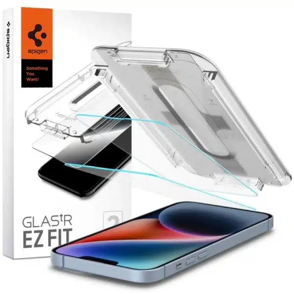 Spigen 2-Pack GLAS.tR Ez Fit Tempered Glass (iPhone 13 / 13 Pro / 14) AGL03385