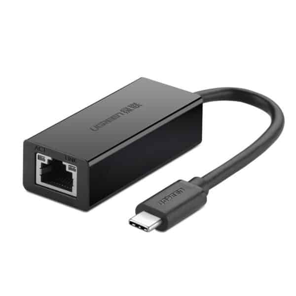 Ugreen - Ethernet Adapter (30287) - USB-C to Ethernet Port, Plug & Play - Μαύρο