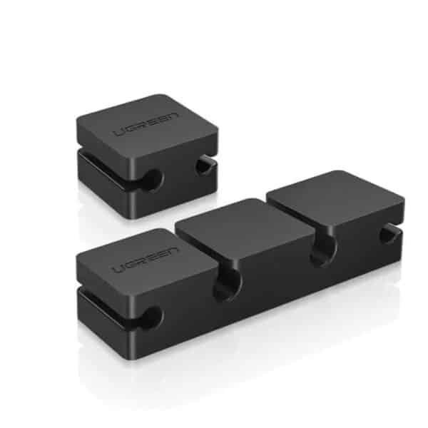 Ugreen - Cable Organizer 3+1 (70585) - Main and Single, 4 Holder Clips - Μαύρο