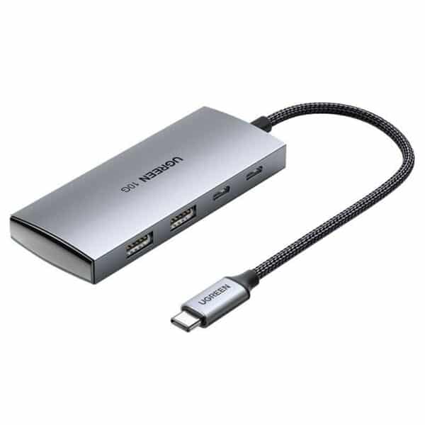Ugreen - Docking Station (30758) - Type-C to 2xUSB-A 3.1, 2xType-C, 10 Gbps - Γκρί