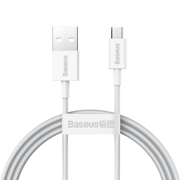 Baseus - Data Cable Superior Series (CAMYS-02) - USB to Micro-USB, 2A, 1m - Λευκό