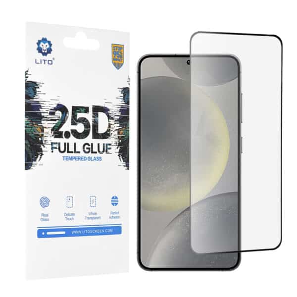 Lito - 2.5D FullGlue Glass Ultra Thin - Samsung Galaxy S24 / S25 - Μαύρο