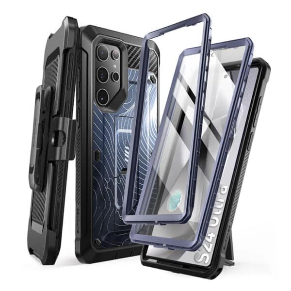 Supcase - Unicorn Beetle Pro - Samsung Galaxy S24 Ultra - Μπλε Ripple