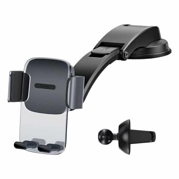 Baseus - Βάση Στήριξης Αυτοκινήτου Easy Control (SUYK000001) - Gravity Grip για Dashboard, Windshield, Air Vent - Μαύρο