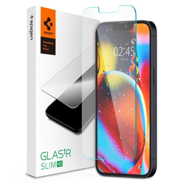Spigen - Glas.tR Slim - iPhone 13 / iPhone 13 Pro / iPhone 14 / iPhone 16e - Διάφανο
