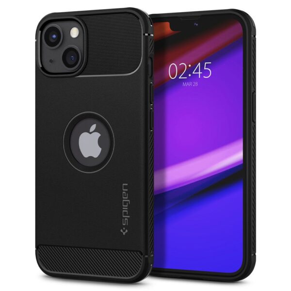 Spigen - Rugged Armor - iPhone 13 - Μαύρο