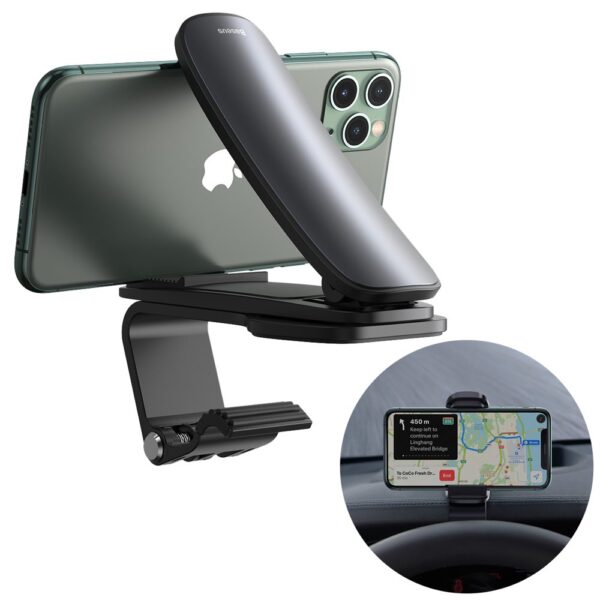 Baseus - Βάση Στήριξης Αυτοκινήτου Big Mouth Pro (SUDZ-A01) - Clamp Grip για Dashboard - Μαύρο