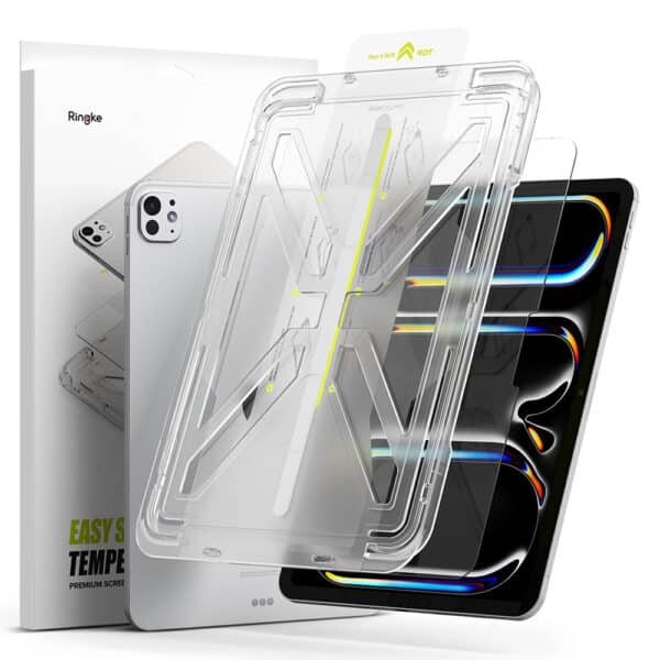 Ringke - Easy Slide TempeΚόκκινο Glass - iPad Pro 11 (2024) - Clear