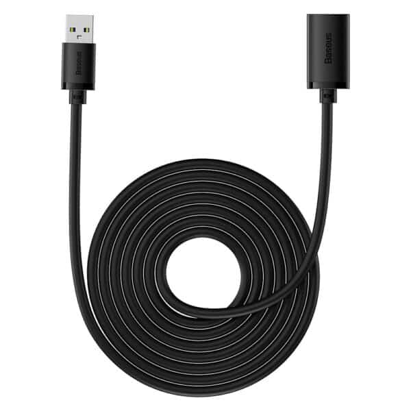 Baseus - Extension Cable AirJoy Series (B00631103111-05) - USB Male to Female USB 3.0, 5m - Μαύρο