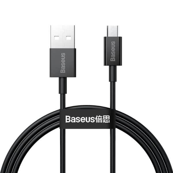 Baseus - Data Cable Superior Series (CAMYS-01) - USB to Micro-USB, 2A, 1m - Μαύρο