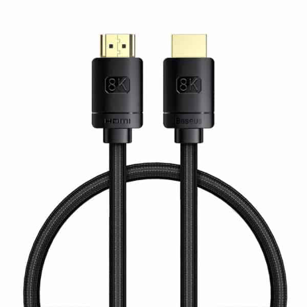 Baseus - Video Cable (WKGQ040001) - HDMI to HDMI, High Definition, 8K@60Hz, 0.5m - Μαύρο