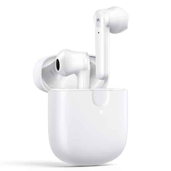 Ugreen - Ασύρματα Earbuds HiTune T2 (80652) - TWS με Ipx 5 Waterproof, Bluetooth 5.0, Noise Canceling - Λευκό
