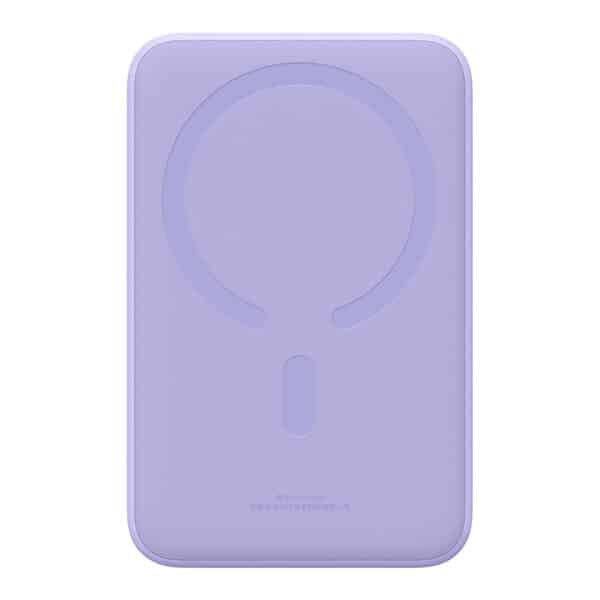 Baseus - Power Bank Mini (PPCX150005) - Type-C, MagSafe Charging, 20W, 20000mAh, with Cable Type-C, 30cm - Μώβ
