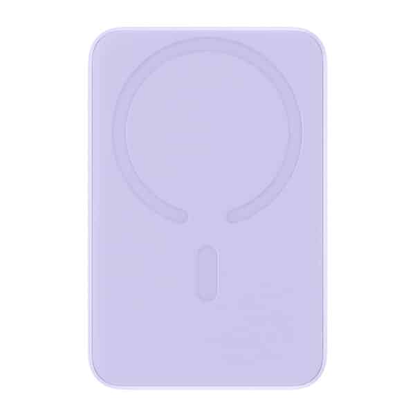 Baseus - Power Bank Magnetic Mini (PPCX110105) - USB-C, MagSafe, 10000mAh, 20W, with Cable Type-C, 3A, 30cm - Μώβ