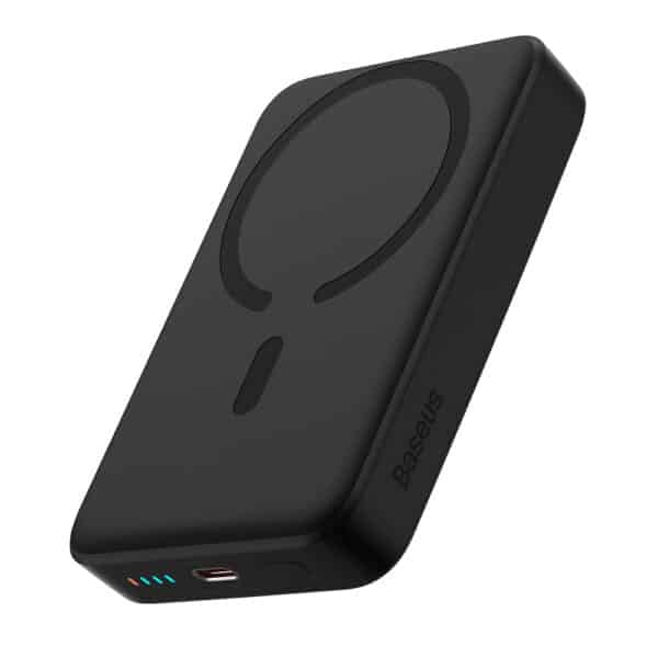 Baseus - Power Bank Mini (PPCX110201) - USB-C, MagSafe, 10000mAh, 30W, with Cable Type-C, 30cm - Μαύρο