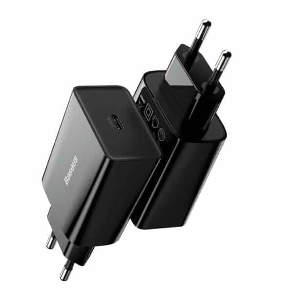 Baseus - Φορτιστής Speed Mini (CCFS-SN01) - Quick Charger, Type-C, 20W - Μαύρο
