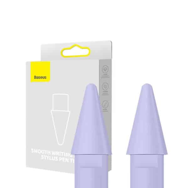 Baseus - (2 pack) Stylus Tips Smooth Writing (P80015901511-00) - Sensitive Touch Control, Smooth Drawing - Nebula Μώβ