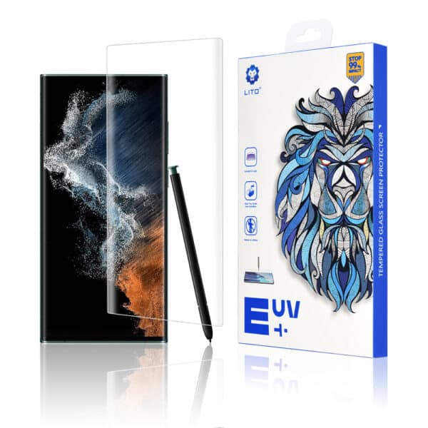 Lito - 3D UV Glass - Samsung Galaxy S22 Ultra 5G - Διάφανο