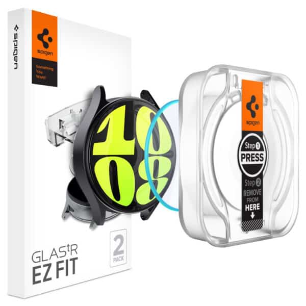 Spigen - Glas.tR EZ Fit (2 pack) - Προστατευτικό Οθόνης Samsung Galaxy Watch7 44mm - Διάφανο