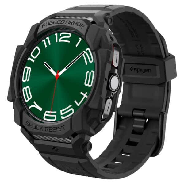 Spigen - Rugged Armor Pro Θήκη Σιλικόνης- Samsung Galaxy Watch Ultra 47mm - Μαύρο