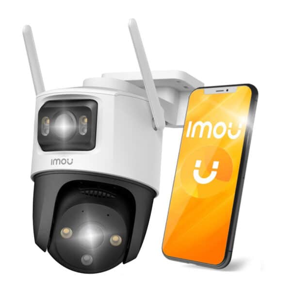 Imou - Κάμερα Εξωτερικού Χώρου Cruiser Dual (IPC-S7XP-10M0WED-0360B) - 10MP, Two-way Talk, Human Detection, Night Vision, IP66 - Λευκό