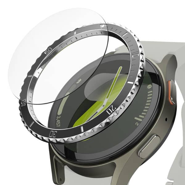Ringke - Premium Bezel Styling - Προστατευτικό Οθόνης Προστατευτικό Οθόνης Samsung Galaxy Watch7 40mm - Μαύρο Pattern4 (CB-GW7-40-80)