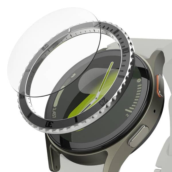 Ringke - Premium Bezel Styling - Προστατευτικό Οθόνης Προστατευτικό Οθόνης Samsung Galaxy Watch7 40mm - Μαύρο Pattern3 (CB-GW7-40-96)