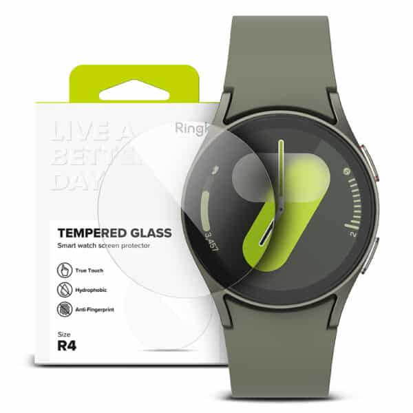 Ringke - TempeΚόκκινο Glass R4 (4 pack) - Προστατευτικό Οθόνης- Samsung Galaxy Watch7 40mm - Clear