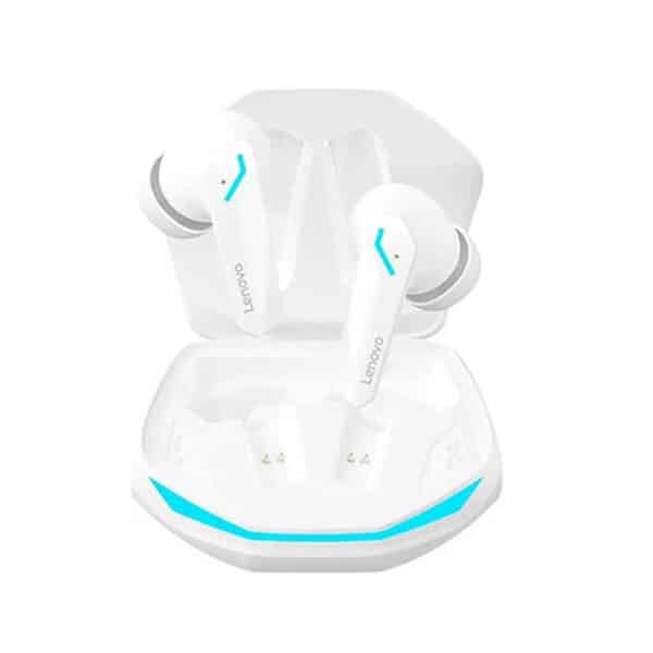 Lenovo - Wireless Earbuds (GM2 Pro) - Bluetooth 5.3, for Gaming Dual Mode, Low Latency, HD Calls, Ergonomic Design - Λευκό