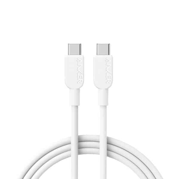 Anker - Data Cable 310 (A81D6H21) - Type-C to Type-C, 240W, 1.8m - Λευκό