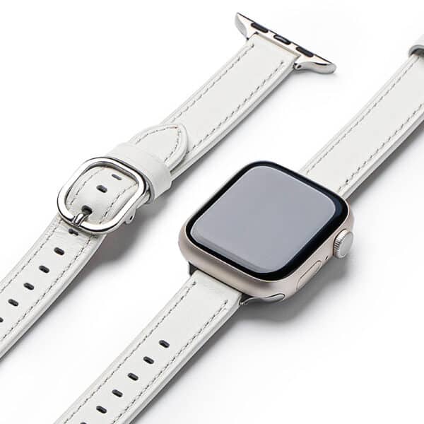 Ringke - Leather One Slim - Apple Watch SE 40mm - Λευκό