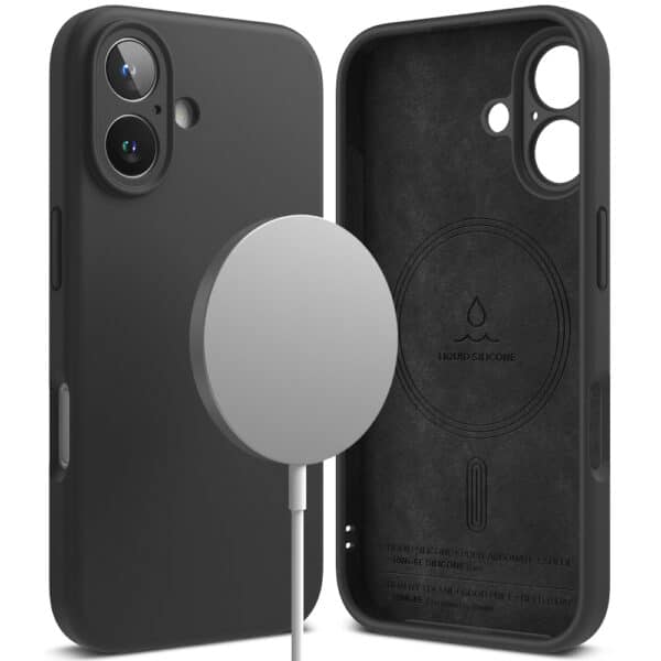 Ringke - Silicone Magnetic MagSafe - iPhone 16 - Μαύρο