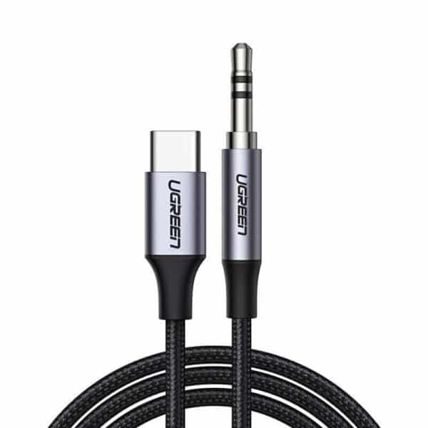 Ugreen - Audio Cable Adapter (30633) - Type-C to Jack 3.5mm, 1m - Βαθύ Γκρί