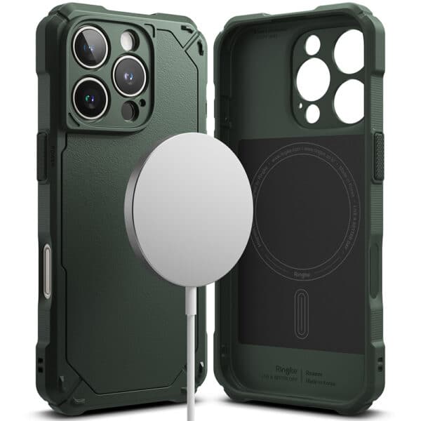 Ringke - Rugged Gear MagSafe - iPhone 16 Pro - Σκούρο Πράσινο