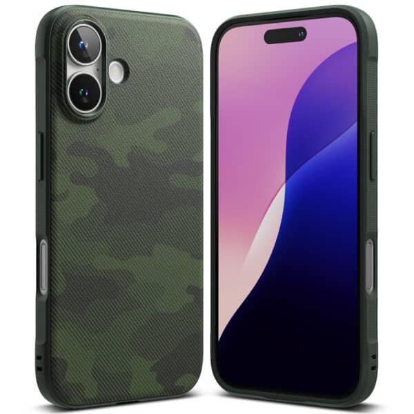 Ringke - Onyx Design - iPhone 16 - Camo Πράσινο