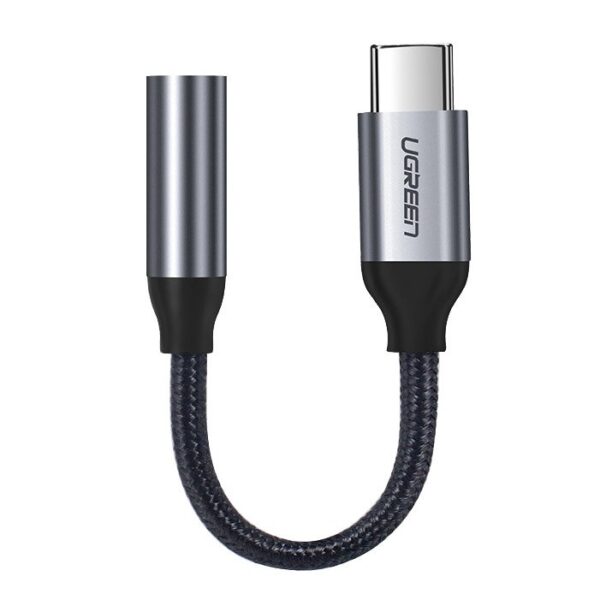 Ugreen - Audio Cable Adapter (30632) - Type-C to Jack 3.5mm, 10cm - Γκρί