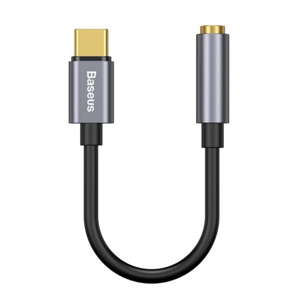 Baseus - Audio Cable Adapter L54 (CATL54-0G/A10229600117-Z1) - Type-C to Jack 3.5mm, DAC Chip Converter - Βαθύ Γκρί