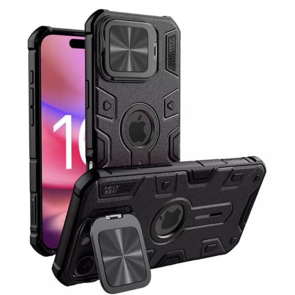 Nillkin - CamShield Armor Prop Magnetic - iPhone 16 Pro Max - Μαύρο