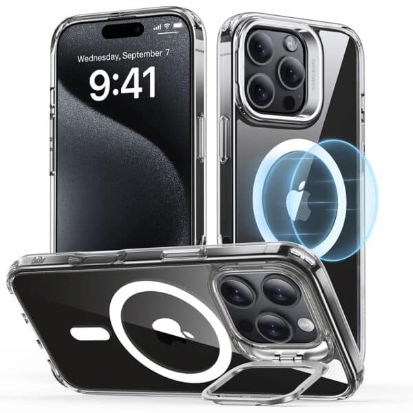 ESR - Classic Hybrid HaloLock Kickstand - iPhone 16 Pro - Διάφανη