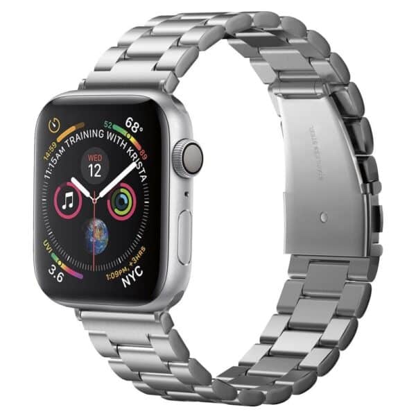 Spigen - Modern Fit - Apple Watch 1/2/3/4/5/6/7/8/9/10/SE/SE 2/Ultra/Ultra 2 (42/44/45/46/49mm) - Ασημί