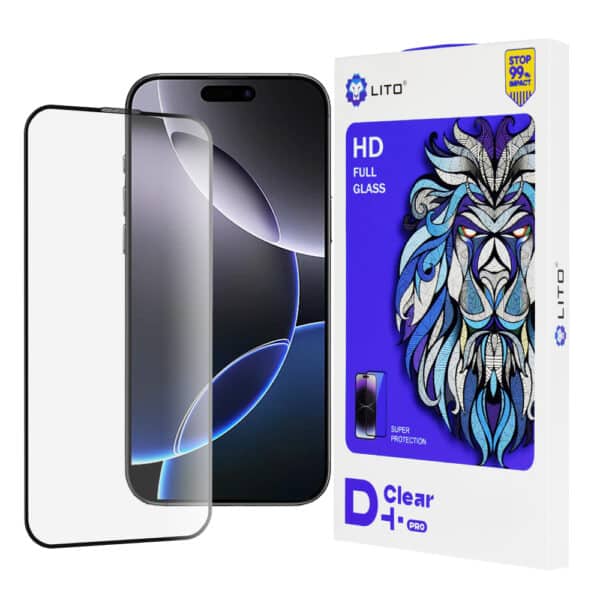 Lito - D+ Pro Clear - iPhone 16 Pro Max - Μαύρο
