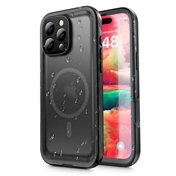 ShellBox - Αδιάβροχη Θήκη IP68 - iPhone 16 Pro Max - Μαύρο