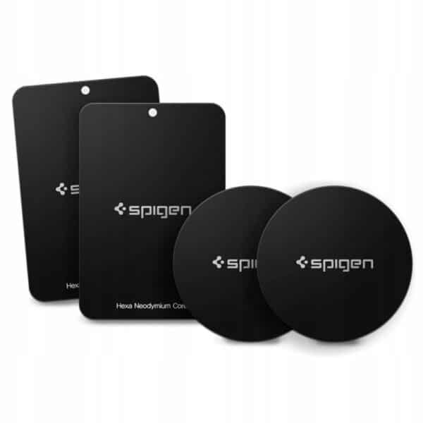 Spigen - (4 pack) Metal Plate (MP-4P) - with Matte Cover Paint - Μαύρο