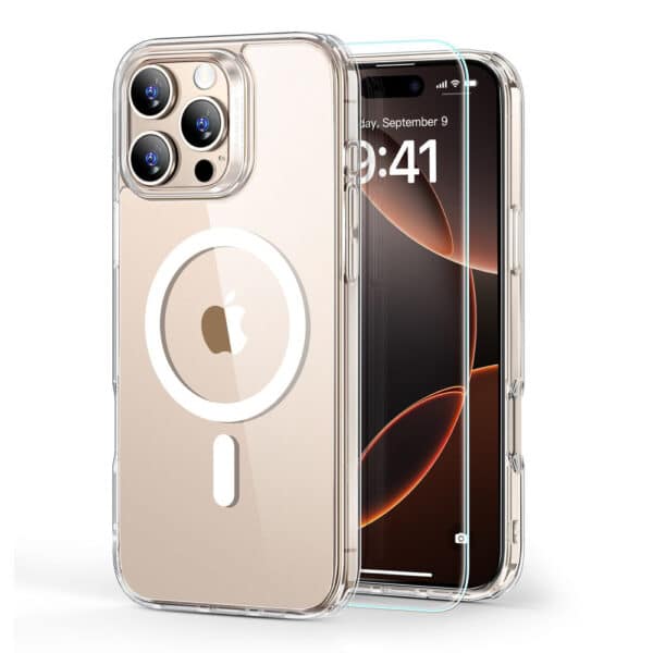 ESR - Classic Hybrid HaloLock + Προστασία Οθόνης - iPhone 16 Pro - Διάφανη