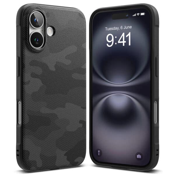 Ringke - Onyx Design - iPhone 16 Plus - Camo Μαύρο