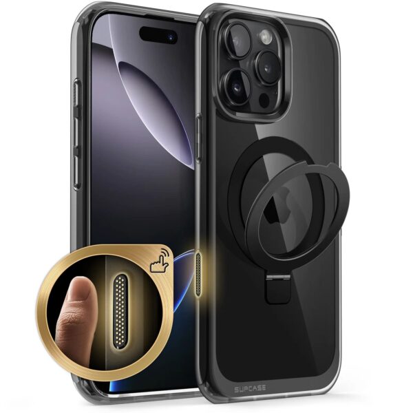 Supcase - Unicorn Beetle MagStand - iPhone 16 Pro - Frost Μαύρο