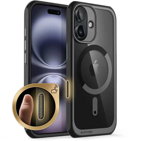 Supcase - Unicorn Beetle Slim Clear MagSafe - iPhone 16 - Μαύρο